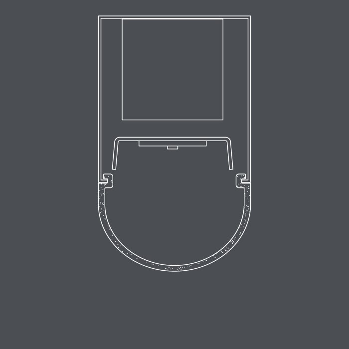 BLT205 section with rounded profile