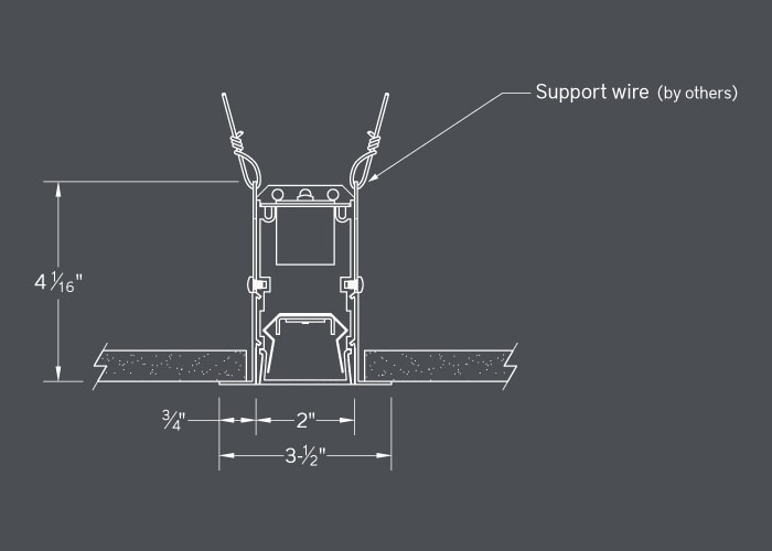 BSS420 flange - drywall ceiling or wall mount