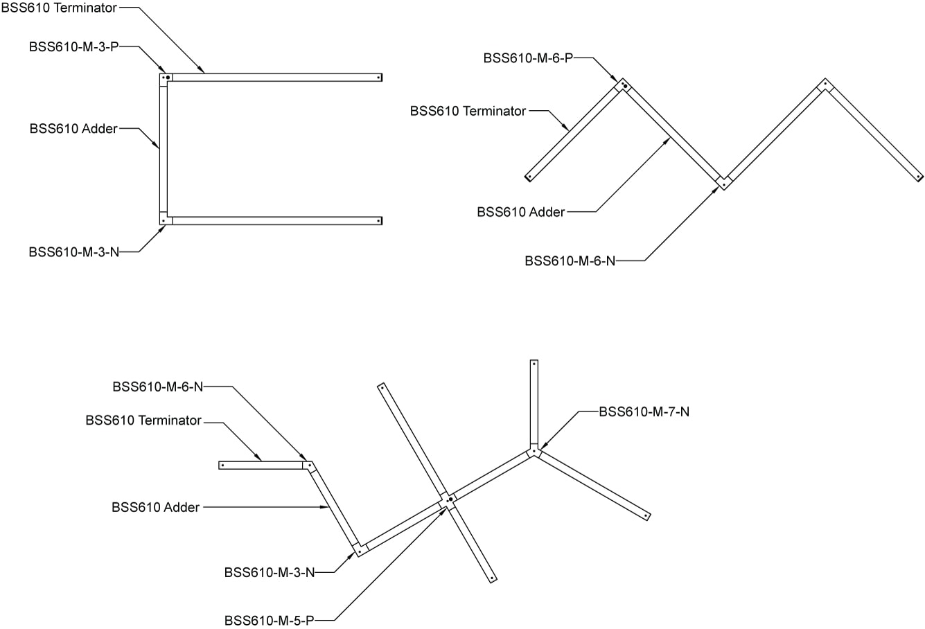 YoX BSS610 layout examples