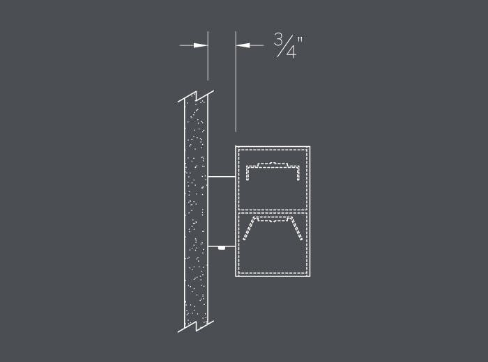 BSS255 wall mount