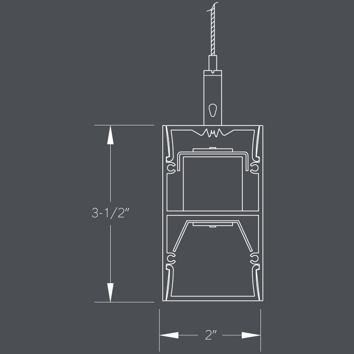 BSS255 section with batwing optic and flush lens options