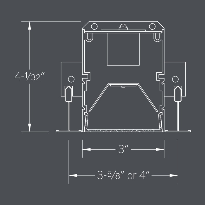 HCB16 t-grid 9/16" and t-grid 15/16" section