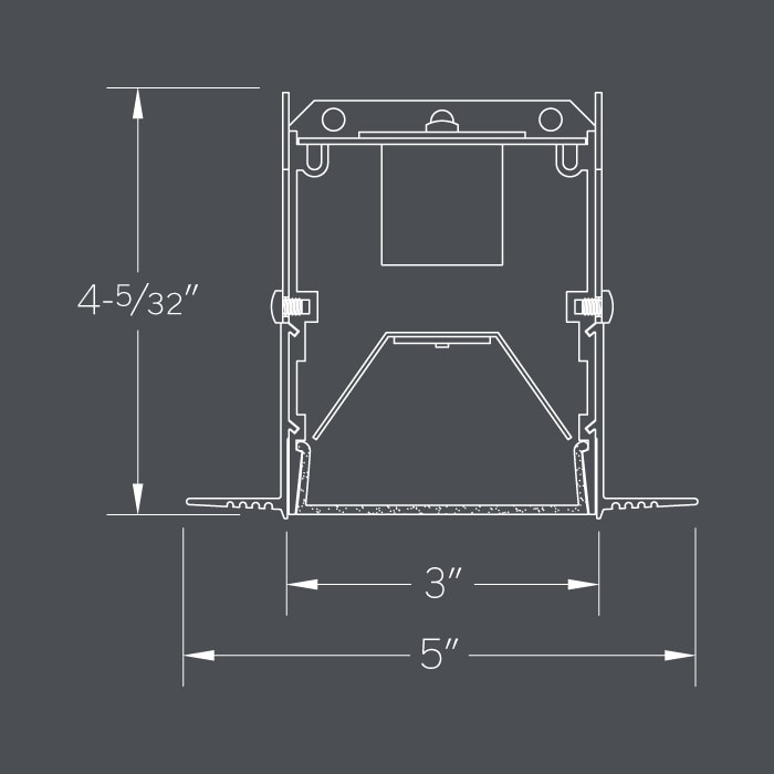 HCB16 trimless section