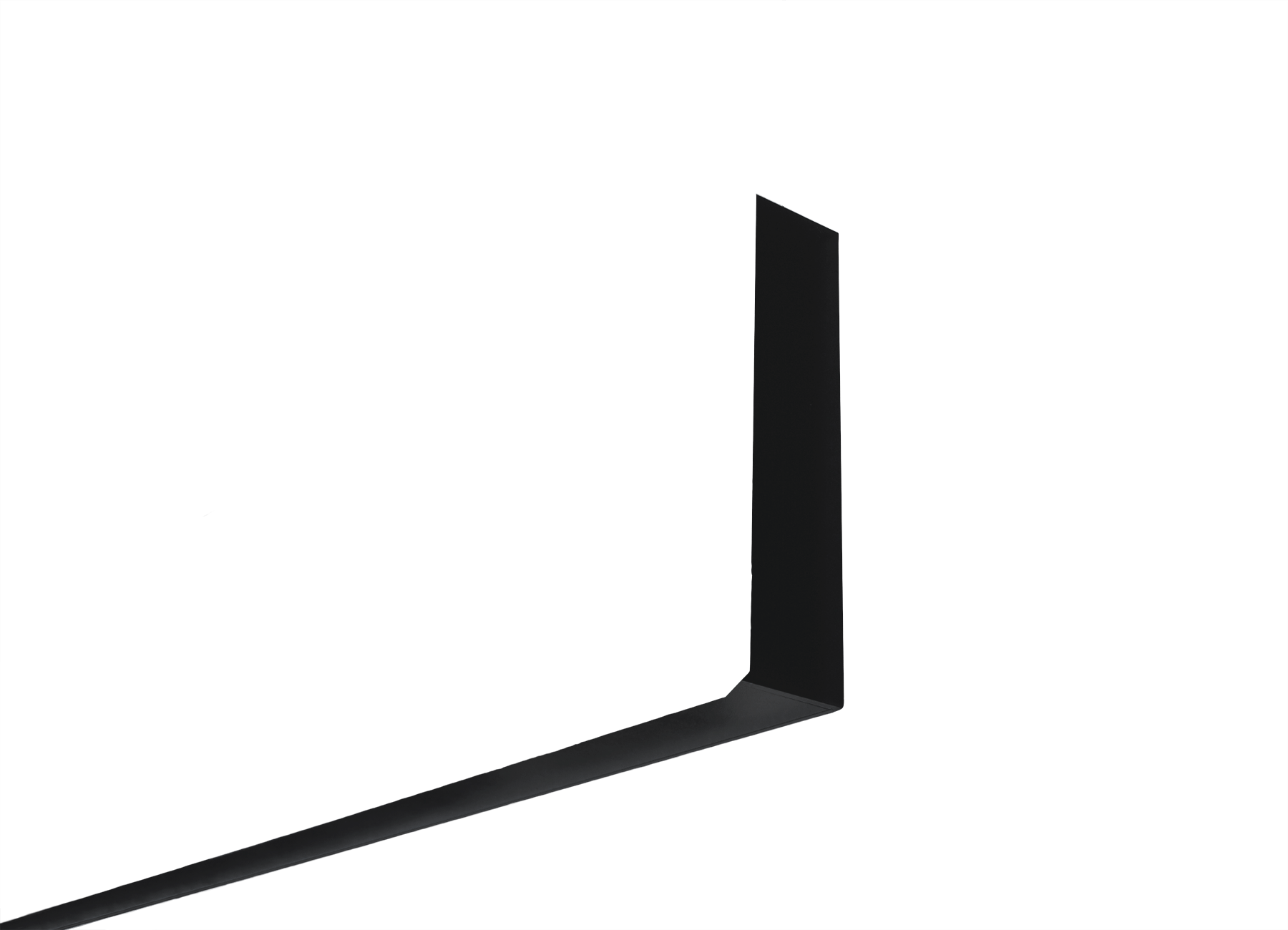 HB2 black (semi-matte) fixture housing and endcaps