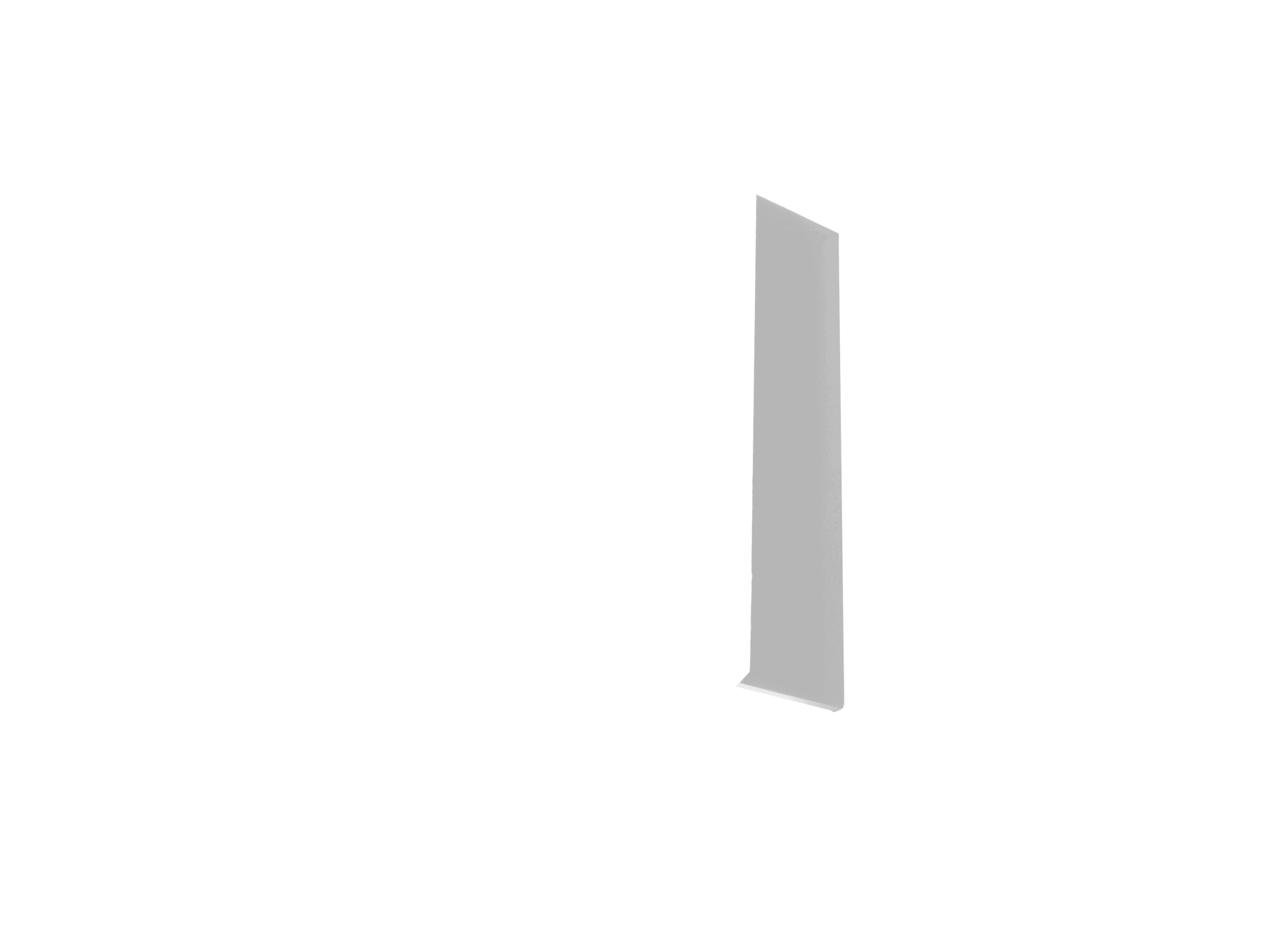 HL2 architectural white (semi-matte) endcaps